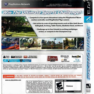 Sports Champions Ps3