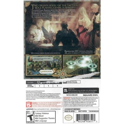 Tactics Ogre Reborn Nintendo Switch