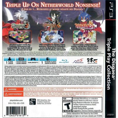 The Disgaea Triple Play Collection Ps3