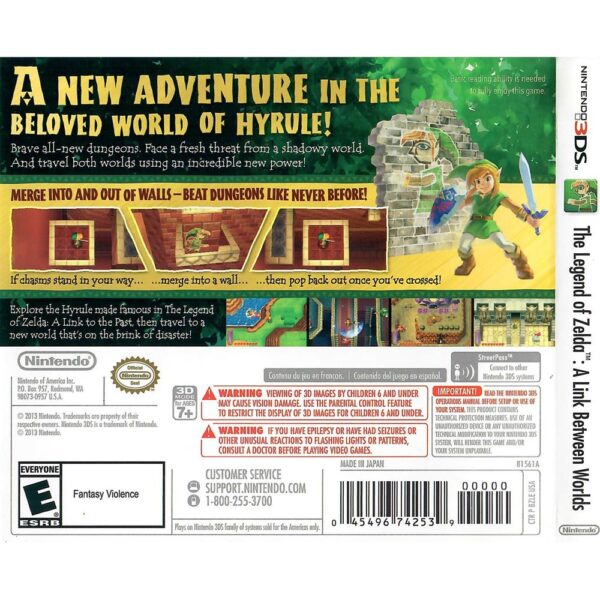 The Legend Of Zelda A Link Between Worlds Nintendo 3Ds