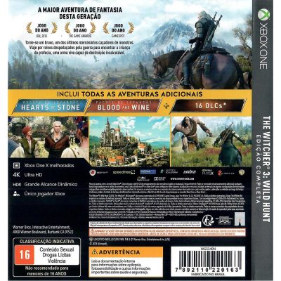 The Witcher Iii Edição Completa Xbox One