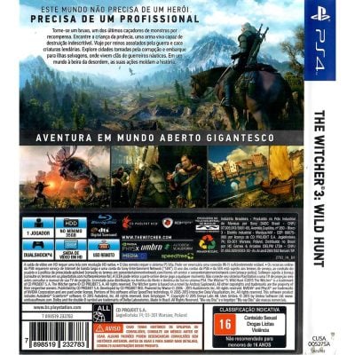 The Witcher Iii Wild Hunt Ps4 (Com Extras)