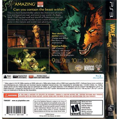 The Wolf Amongs Us Ps3