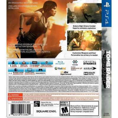 Tomb Raider Definitive Edition Ps4