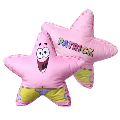 Almofada Formato Fibra Patrick Estrela (Bob Esponja)