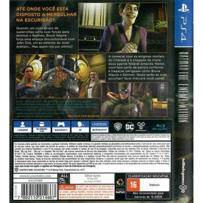 Batman The Enemy Within Ps4