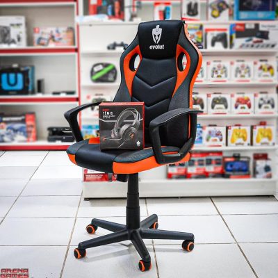 Cadeira Gamer Eg908 Hunter + Headset Temis Eg-301Rd - Promoção Evolut