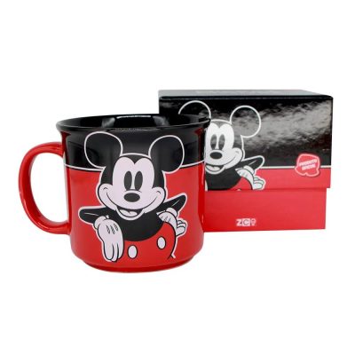 Caneca Mickey Xadrez 350Ml