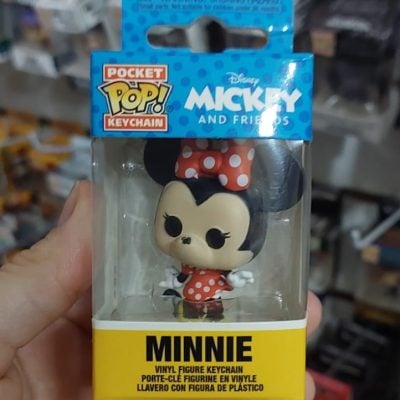 Chaveiro Funko Minnie (Com Detalhe no Nariz) (Pocket Pop Keychain Disney)