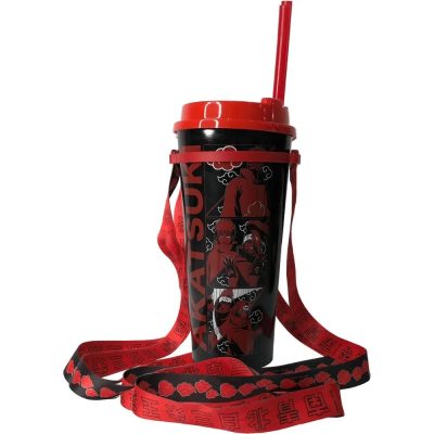 Copo Canudo Akatsuki 1Lt (Com Cordão)
