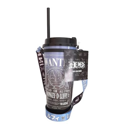 Copo Canudo Luffy One Piece 1Lt (Com Cordão)