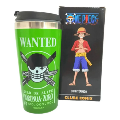 Copo Viagem 450Ml – One Piece Zoro