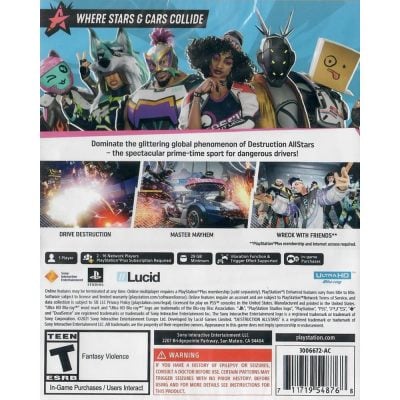 Destruction Allstars Ps5