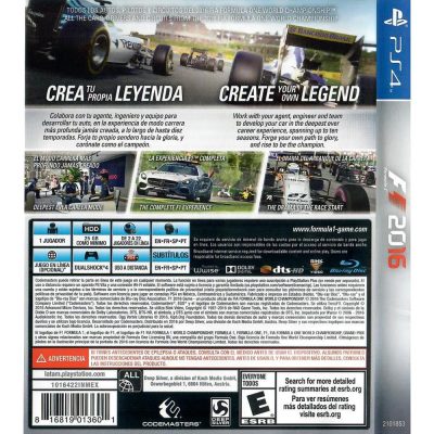F1 2016 Ps4