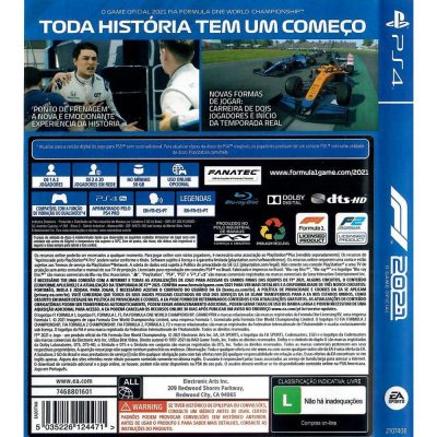 F1 2021 O Game Oficial Ps4