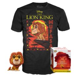 Funko Pop Tees - The Lion King Collector Box (Pop Mufasa Flocked 495 + Camiseta P)