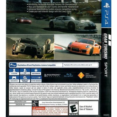 Gran Turismo Sport Ps4 #2 (Sem Manual)