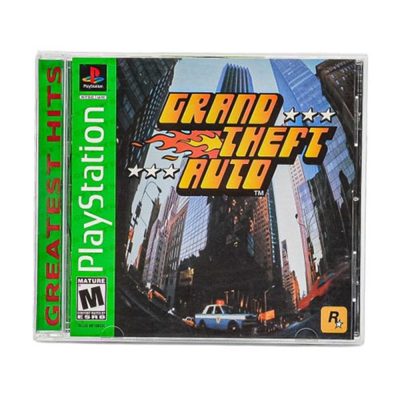 Grand Theft Auto (Gta) Ps1 (Jogo Mídia Física) (Original) (Greatest Hits)