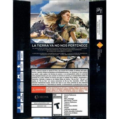 Horizon Zero Dawn Ps4 (Case De Papelão)