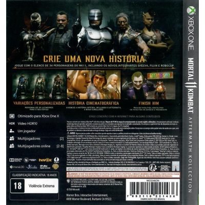 Mortal Kombat 11 Aftermath Kollection Xbox One (Sem Código)
