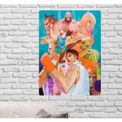Quadro Slim (26X20) Street Fighter