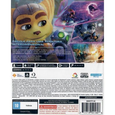 Ratchet E Clank Em Uma Outra Dimensão Ps5