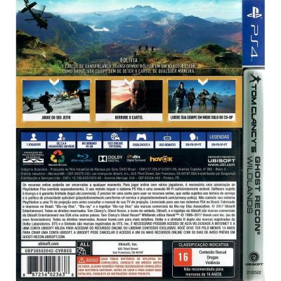 Tom Clancys Ghost Recon Wildlands Ps4