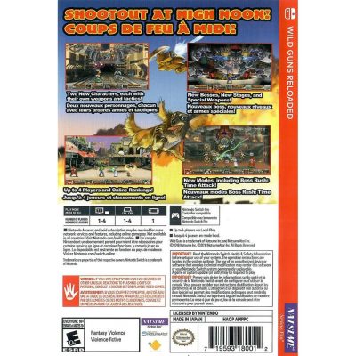 Wild Guns Reloaded Nintendo Switch