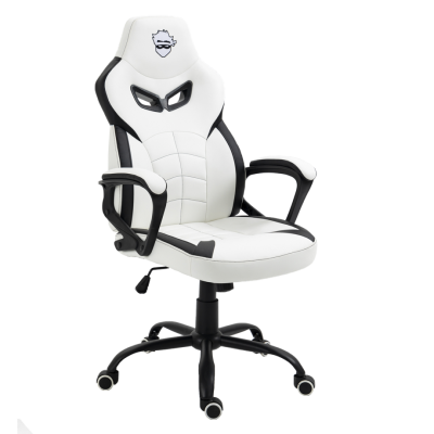 Cadeira Gamer Ninja Jiraya, Branco e Preto (Montada)