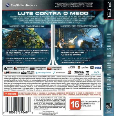 Aliens Colonial Marines Ps3
