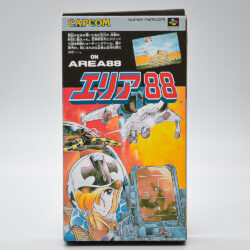 Area 88 Super Famicom (Jogo Original) (Caixa Repro)