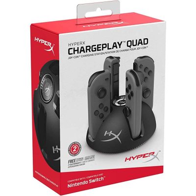 Chargeplay Quad Hyperx - Carregador Controle Joycon