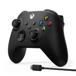 Controle Sem Fio Xbox Series + Cabo Usb-C - Original Microsoft (Carbon Black)