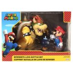 Diorama Super Mario Vs. Bowser's Lava Battle Set