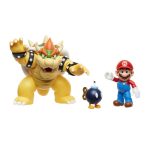 Diorama Super Mario Vs. Bowser's Lava Battle Set