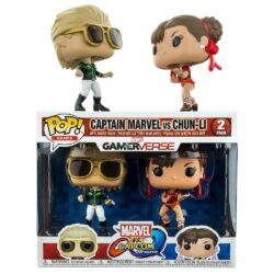 Funko Pop Captain Marvel Vs Chun-Li (2 Pack) (Uniforme Alternativo)