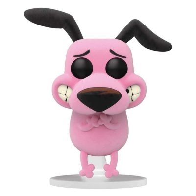 Funko Pop Courage The Cowardly Dog 1070 (Flocked) (Coragem O Cão Covarde)