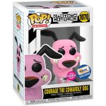 Funko Pop Courage The Cowardly Dog 1070 (Flocked) (Coragem O Cão Covarde)