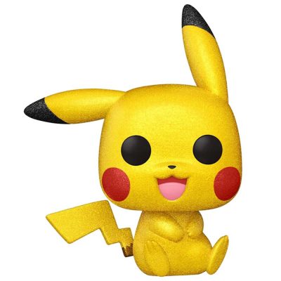 Funko Pop Games - Pokemon Pikachu 842 (Sentado) (Diamond) (2021 Fall Convention Limited Edition)