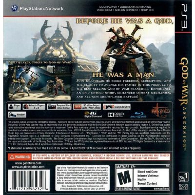 God Of War Ascension Ps3