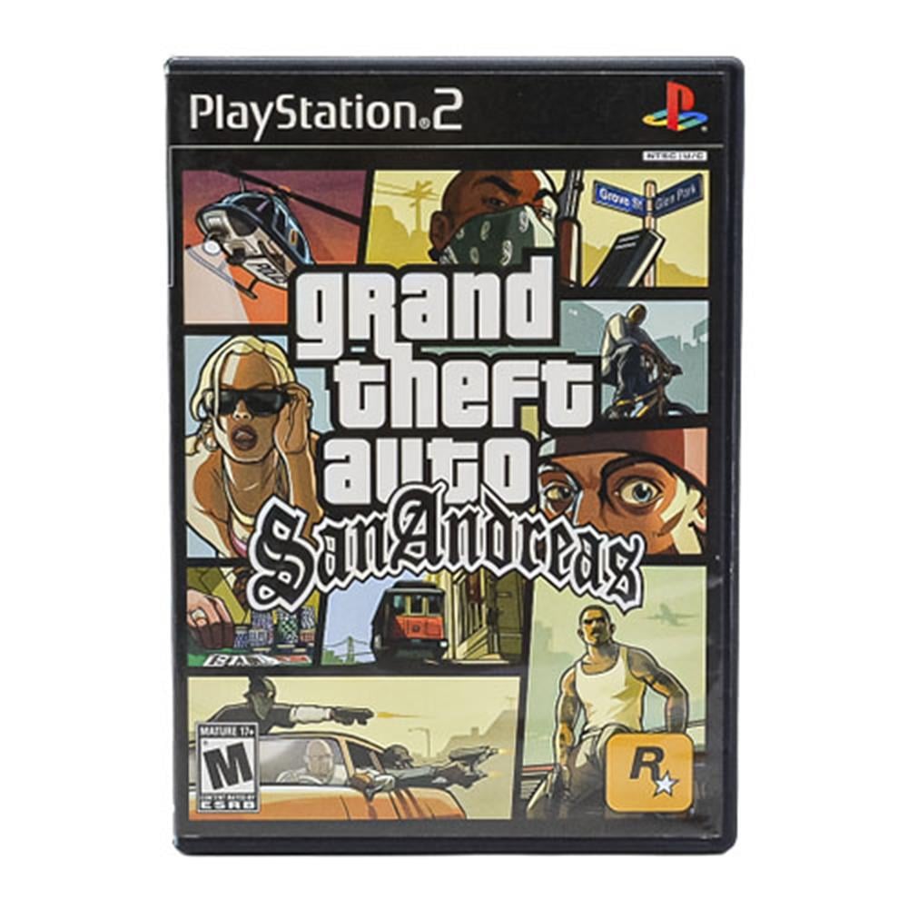 PS2 - Grand Theft Auto - San Andreas BR V2 - PTMG 3.0