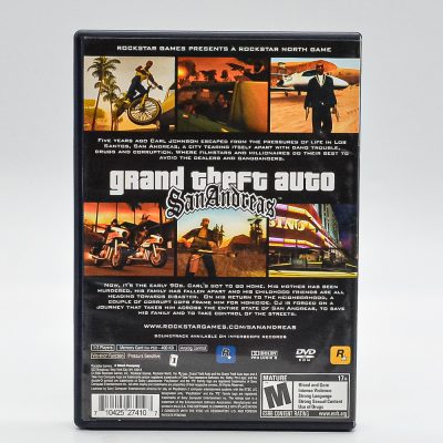 Grand Theft Auto San Andreas Ps2 (Jogo Original Gta)