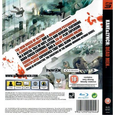 Kane Lynch Dead Men Ps3 #2 (Trava De Disco)