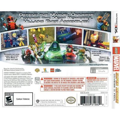 Lego Marvel Super Heroes Nintendo 3Ds