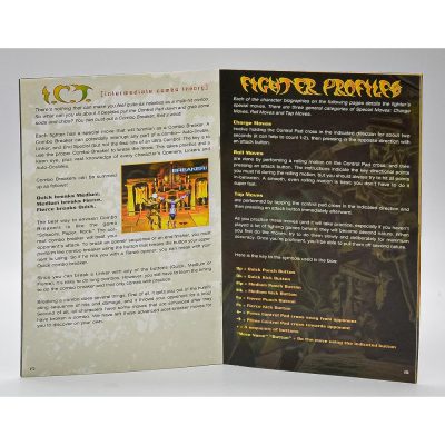 Manual De Instruções Do Jogo Killer Instinct Em Inglês Para Super Nintendo (Snes)