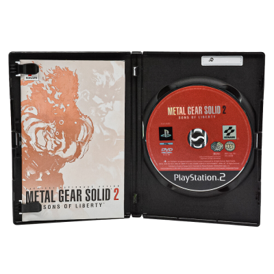 Metal Gear Solid 2 Sons Of Liberty Ps2 (Sem Capa E Encarte) (Riscos E Marca De Queda)