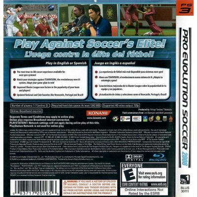 Pes 2008 Pro Evolution Soccer Ps3