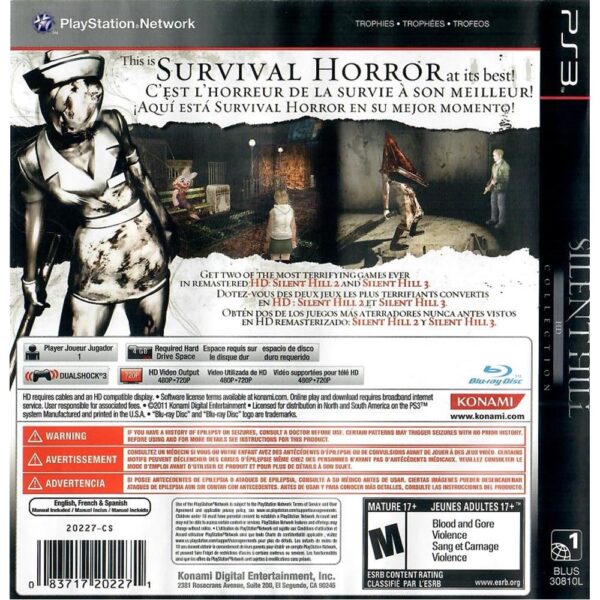 Silent Hill Hd Collection Ps3