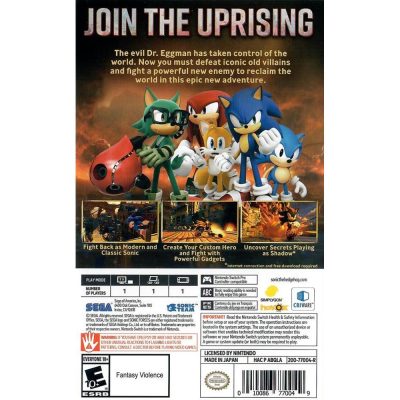 Sonic Forces Nintendo Switch