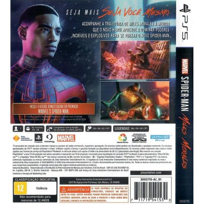 Spider-Man Miles Morales Edição Ultimate Ps5 (Sem Código)